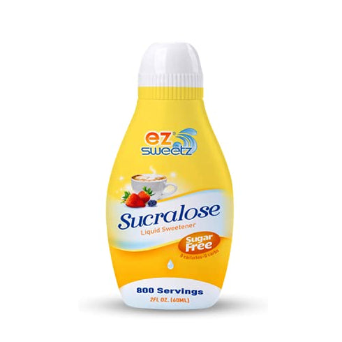 EZ-Sweetz (2.0oz - Liquid Sweetener 800 Servings/Bottle) (New Packaging, 1 Pack)...