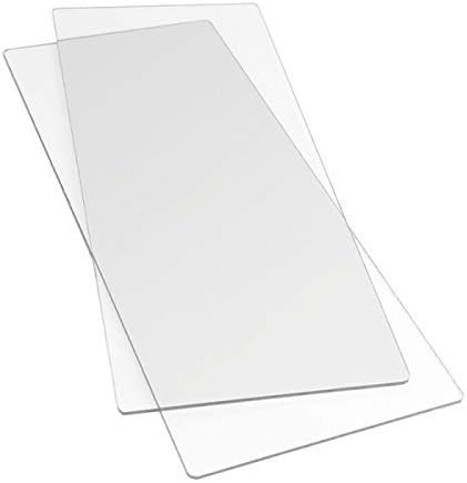 Sizzix Extended Cutting Pads 655267, Transparent, Multi Color, 14.63 inches x 6.25 inches x 0.13 inches, 2 Pack...