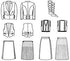 Folkwear Scottish Kilts #152 Highland Scotland Scottish Kilt Jacket Traditional Sewing Pattern & Knitted Vest (Pattern Only) folkwear152...