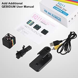 Spy Camera Hidden Camera, Portable Tiny Rechargeable Battery Powered HD 1080P Mini Camera, Night Vision Motion Activated Micro Digital Body Nanny ...