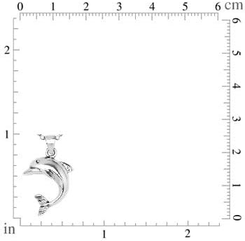 Mimi 925 Sterling Silver Dolphin Charm Pendant...