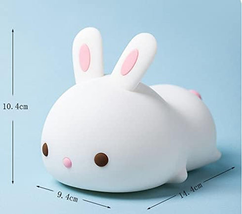Cute Kids Night Light Night Lamp Night Lights for Kids Bedroom Toddler Baby Portable Silicone Battery Led Nightlight Nursery (Cute Bunny)...