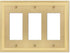 Hallcrest 3 Gang Rocker Metal Wall Plate...