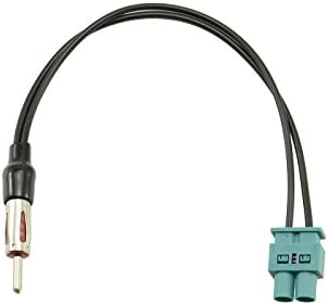 Connects 2 CT27AA51 DIN Aerial Adaptor Cable Compatible with Audi/Volkswagen Double Fakra - CT27AA51...