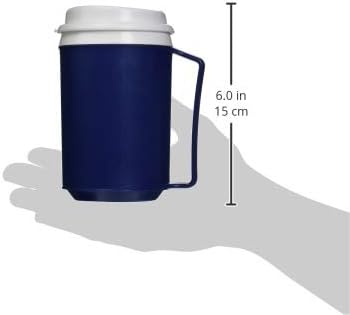 Sammons Preston Weighted Cup, 12 Oz. Weighted Mug with Lid & Internal Coaster with 8 oz. Additional Weight, Insulated Beverage Container with Secu...