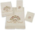 Avanti Linens Rosefan Fingertip Towel, Ivory, 18.00" x 11.00"...