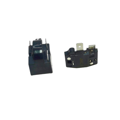 3 Pin 02-4.7 PTC Refrigerator Start Relay Coolers Compressor Starter 1pcs Refrigerator Overload Protector 1/2HP for Refrigerator Compressor,Freeze...