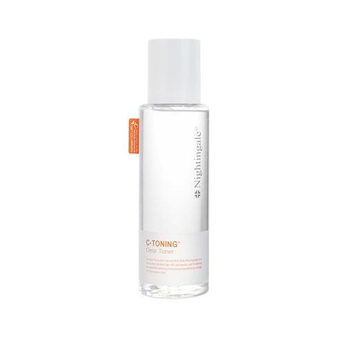 Nightingale C-toning Clear Toner Hyaluronic Acid&Vitamin Complex + AHA?BHA?PHA+Niacinamide, Moisturizing&Brightening Toner for Dull Skin, Hypoalle...