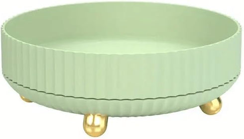 Makeup Perfume Organizer, 360 Degree Rotating Lazy Susan Cosmetic Desk Storage Lotions Display Case Round Gift Tray with Large Capacity, Organizad...