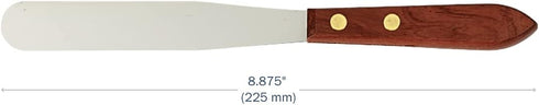 Apothecary Products Stainless Steel Spatula and Blade, Wood Handle, for Pills, Medicine, Vitamins (5 in)...