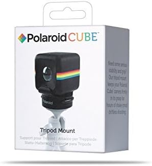 Polaroid Tripod Mount for the Polaroid CUBE, CUBE+ HD Action Lifestyle Camera – Universal Metal Insert Fits all Standard Tripods...