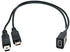 Duttek Mini USB Multi Charging Cable, Mini USB Y Splitter Cable, Mini USB Female to Micro USB Male and Mini USB Male 2 in 1 Splitter Charging Cabl...