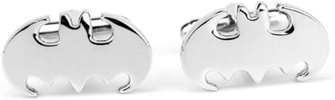 Super Hero Collection Silver Bat Cufflink Men’s Classic Formal Occasions Cufflinks...