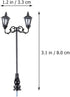 Yardwe Toys Toys 2pcs Miniature Street Light Model Pathway Lantern Post 1:87 Road Light Micro Landscape Ornament for Sand Table Miniature Scenes R...
