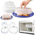 5 Piece Ventilated Microwave Covers Adjustable Steam Vents Assorted Sizes BPA Free Mixed Sizes For Large & Small Food Plates Bowls...