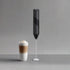 Cuisinox Electric Milk Frother Handheld Stainless Steel Battery Powered Foam Maker, Whisk Drink Mixer Blender For Coffee, Frappe, Latte, Macchiato...