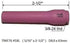 RIVERWELD TIG Alumina Nozzles Ceramic Cups Long Assorted Size Kit 796F74 (#3XL 3/16") 796F75 (#4XL 1/4") 796F76 (#5XL 5/16") 796F77 (#6XL, 3/8") O...