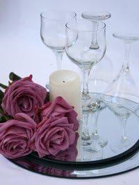 Shatter Proof Round Centerpiece Acrylic Mirrors...