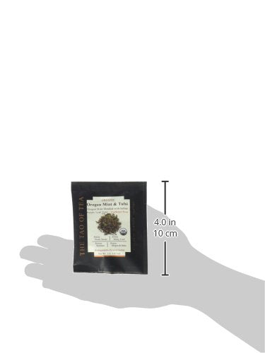 The Tao of Tea Oregon Mint & Tulsi Box Pyramid Sachets, 15 Pyramid Sachets...