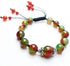 Beautiful Handmade Peacock Agate Beads Bracelet for Protection, Strength and Harmony...