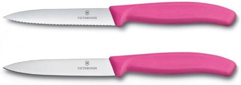 Victorinox 67796L5B Paring Knife, Pointed Tip, Serrated, Pink...