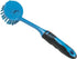 Dairy Blue Kitchen Dish Brush – Pots, Pans and Dishes Scrubber with Long Neck Ergonomic Handle - Color Coded Kitchen Tools by The Kosher Cook...