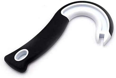 Easy Open Ring Pull Can Opener, Ergonomic Can Ring-Pull Helper J Shape Ring Pull Can Opener Ring Hook Pulling Jar Opener Manual Ring-Pull Cans Lid...