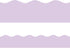 Lavender Bulletin Board Border Light Purple Scalloped Border Trim for Classroom 52ft One Roll...