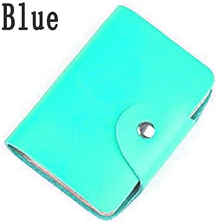 K Y KANGYUN Credit Card Holder for Women 2 Pack, Transparent Plastic Small Credit Card Holder Protector Sleeve Unisex ?Pink&Blue?...