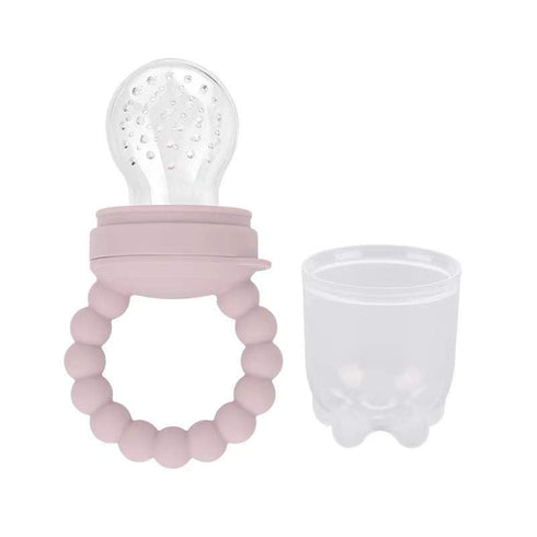 Fruit Feeder Set (Pinkberry) (3 Pack) Infant Fresh Fruit Silicon Feeder Pacifier Teether BPA Free 3 Feeders Included with Extra Silicone sac's and...