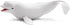 Solid Sea Animals Educational Toys,Simulation Ocean Shark Sea Creature Toy for Toddlers Kids (Middle Beluga)...
