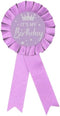It's My Birthday Ribbon, Satin Fabric Happy Birthday Birthday Queen King Ribbon Tinplate Badge Pin for Girls, Boys, Award Rose Badge Brooch Party ...