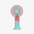 New Cartoon Fruit Handheld Fan USB Charging 2-speed Wind with base Portable Fan Summer Fan Gift fan (Dblue)...