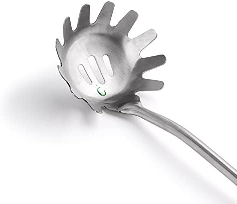 Stainless Steel Pasta Server Set 1x 8-inch Serving Tongs 1x 12-inch Spaghetti Claw Teethed Ends Design Kitchen Tools...