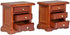 Wooden Dollhouse Night Stands | Set of 2 | Bedside Tables | Dolls House Furniture | 1/12 scale (medium)...