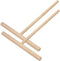 2 Pcs Wooden Crepe Maker Pancake Batter Spreader Stick Kitchen Cooking Utensils Tools for Restaurant Canteen Specially Supplies Practical Treatmen...
