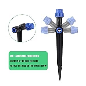 230FT Drip Irrigation System,Quick Connector Garden Watering System Automatic Sprinkler System Kit for Lawn...