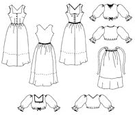 Folkwear 123 - Austrian Dirndl Sewing Pattern...