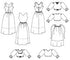 Folkwear 123 - Austrian Dirndl Sewing Pattern...