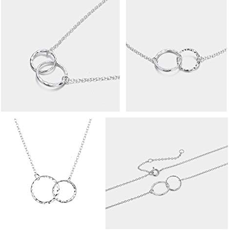 Mothers Day Gifts for Mom Daughter Mother Daughter Necklace for Mom To Daughter Grandma Granddaughter Mother-in-law Mother of the Groom Bonus Mom ...