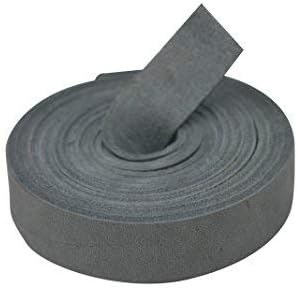 TOFL Genuine Top-Grain Leather Strap | 72 Inches Long | 3/4 Inch Wide | 1/8 Inch Thick (7-8 oz) | 1 Leather Strip for DIY Arts & Craft Projects, C...