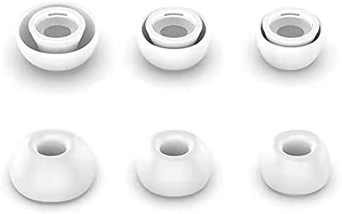ALXCD 6 Pairs Ear Tips Compatible with AirPods Pro 2nd Gen Earbuds, S/M/L Sizes Silicon Earbud Tips Eargel Replacement Eartips, Compatible with Ai...