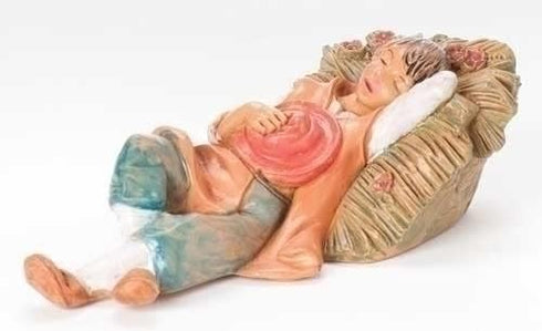 Fontanini by Roman Inc., Ephraim The Shepherd, 5" Collection, Nativity Figure and Accessories, Hand Sculpted and Painted...