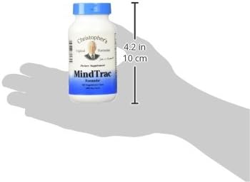 Christopher's Original Formulas MindTrac Formula, Natural Mood Support & Memory Supplements 100 Caps...