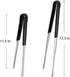 4Pcs Extra-Long Stainless Steel Kitchen Tongs 11.5" and 13.5"Metal Food Tongs with Non-Slip Comfort Handles Grill Tongs for Cooking Sea food,BBQ,M...