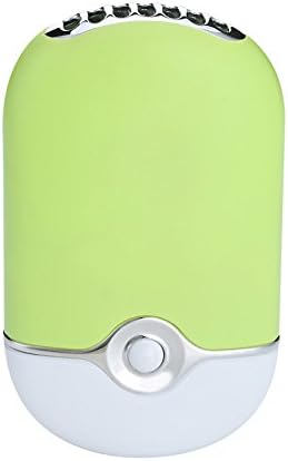 ThreeH Portable Mini Fan Handheld USB Rechargeable Air Conditioner Built-in Li-ion Battery Desk Cooling Fan Bladeless Eyelash Fan,Green...
