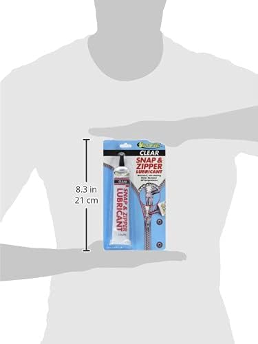 STAR BRITE Snap & Zipper Lubricant - Clear, Non-staining for Clothes, Jeep Tops, Wetsuits, Dive Suits, Gear Bags, Coolers, Biminis, Cushion Covers...