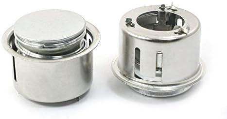 Round Magnetic Center Thermostat Sensor for Electric Rice Cooker Silver Tone 2PCS...