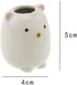 4Pcs Creative Animal Mini Toothbrush Holder Ceramic Cotton Swabs Toothpicks Toothbrush Stand Holder Organizer for Bathroom Vanity Countertops...