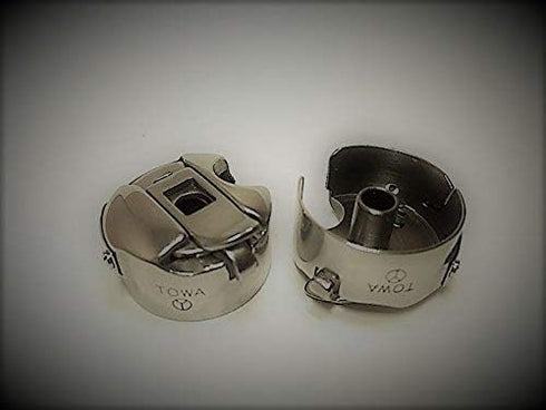 2 BOBBIN CASE(52237) & 10 ALUMINUM BOBBIN FOR JUKI INDUSTRIAL SEWING MACHINE...